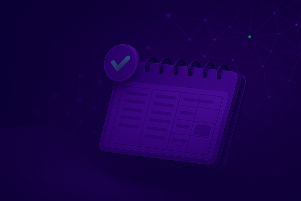 Scheduling blog header